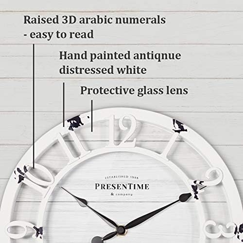 Presentime 10" Farmhouse Series Wall Clock