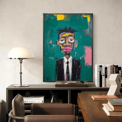 African American Men Canvas Wal Art Pop Black Man Wall Art, 16"x24"Unframed | Abatract Black Man Canvas Prints, Fashion African American Paintings Print, Afrocentric Artwork for Living Room Bedroom Decor