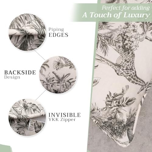 Maison d' Hermine Throw Pillow Covers 100% Cotton (20" x 20" - Pack of 1)