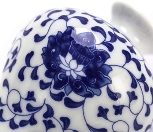 Blue and White Vase Set of 3, Mini Ceramic Bud vase Centerpiece | for Wedding, Birthday, Party, Table, Farmhouse Decoartions