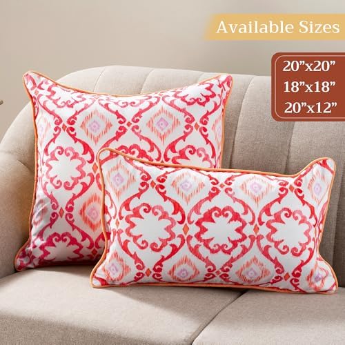 Maison d' Hermine Throw Pillow Covers 100% Cotton (12" x 20" - Pack of 1)