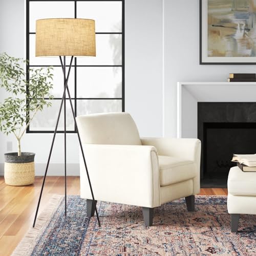 Kira Home Sadie 60" Mid-Century Modern Tripod Tall Floor Lamp