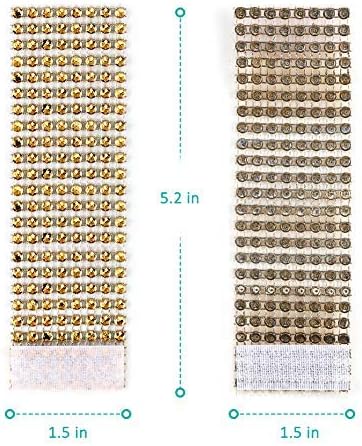 Accmor 100pcs Napkin Rings, Gold Napkin Rings Buckles | Napkin Rings for Table Decorations, Wedding, Dinner, Party, DIY Decoration