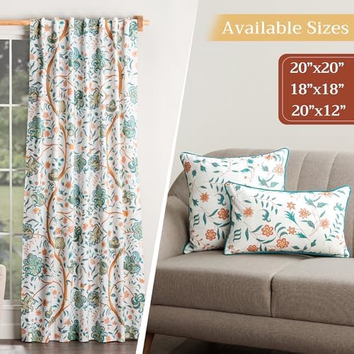 Maison d' Hermine Throw Pillow Covers 100% Cotton (12" x 20" - Pack of 1)
