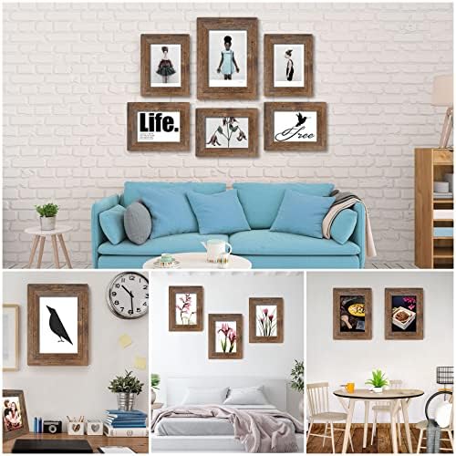 4x6 Wooden Picture Frames with Real Tempered Glass
