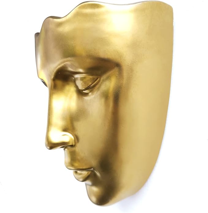 Face Vase,Ceramic Female Form Face Vase,Modern Wall Hanging Plant Pot with Drainage for Home Centerpieces, Office Outdoor Hanging Decor