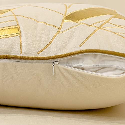 Avigers Throw Pillow Cover 20 x 20 Inch, White, Velvet, Hidden Zipper