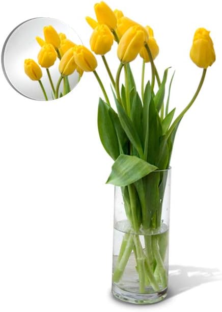 2 Inch, Pack of 8 Small Mirrors for Crafts, Round Mirror for Tables at Wedding, Mirror Tiles for Crafts and DIY Projects