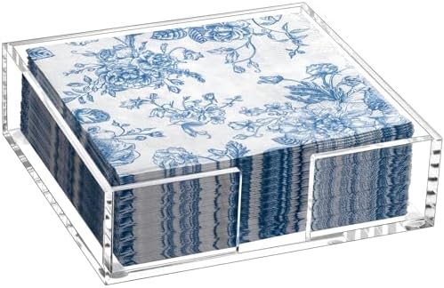 Kordory Acrylic Counter Napkin Holder for Kitchen Table, Home, Restaurant