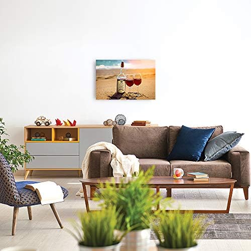 Taste Love with the Lover Personalized Canvas Prints Artwork with Couple's Names and Date on,Perfect Love Gift for Anniversary,Wedding,Birthday and Holidays.30x20 inches