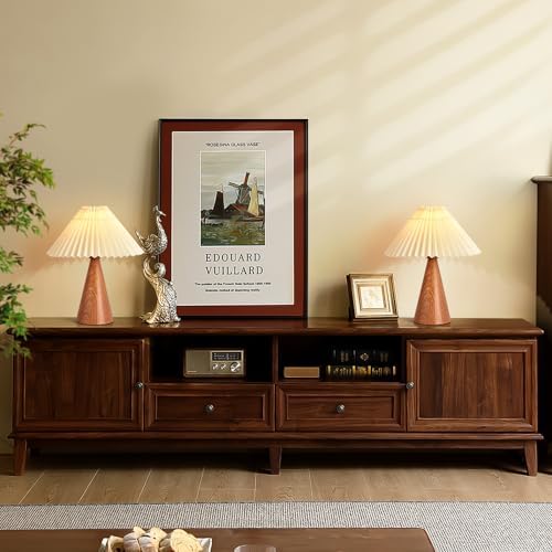 Ziqqeelam Wood Grain Small Table Lamp, Cute Table Lamp, Pleated Table Lamp, Wooden Bedroom Lamps for Nightstand, Small Scalloped Lamp Shade Table Lamps for Small Spaces for Bedroom,Living Room