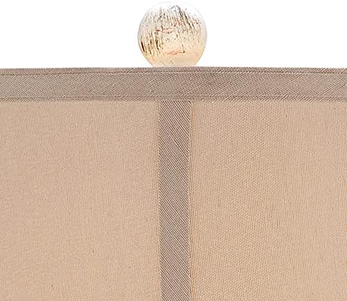 Isabella 28" Tall Table Lamp Ivory Rustic Jar Handle Ceramic Milk