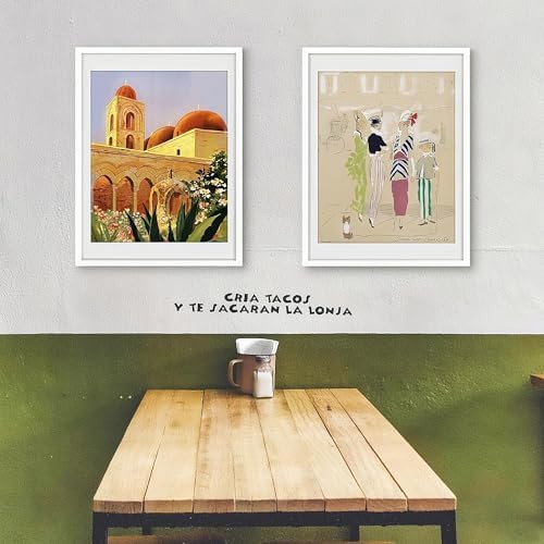 Picrit 18x24 Picture Frame Set of 12, Modern Gallery Wall Frames, White