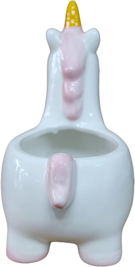 Cuteforyou Succulent Pots,Cute Animal Shaped Cartoon Ceramic Succulent Cactus Flower Planters -Plant Not Included，Horse