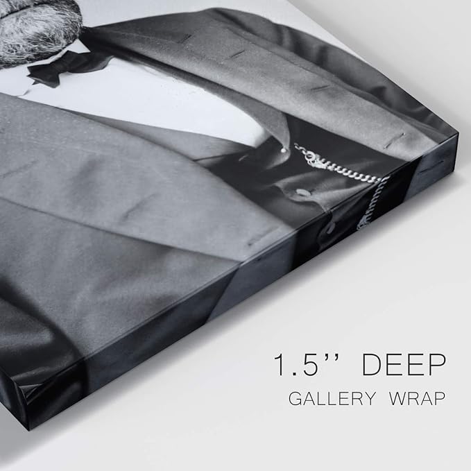 Renditions Gallery Ulysses S. Grant Presidental Portrait Wall Art, Premium Gallery Wrapped Canvas Decor, Ready to Hang, 27 in H x 16 in W, Made in America Print