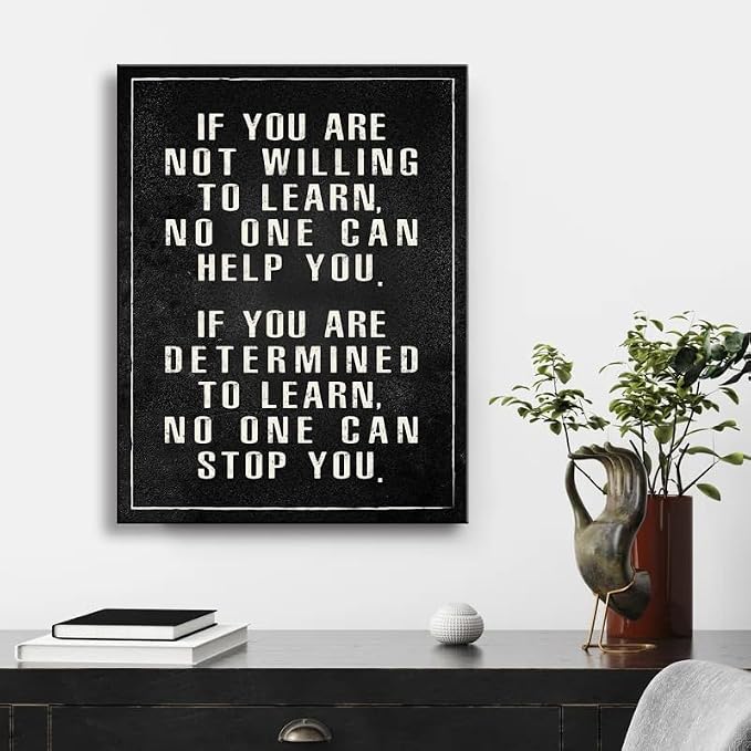 Ploceiny Inspirational Office wall art Motivational posters for home decor Positive Quotes wall prints Encouragement Gifts Positive Sayings for preppy wall decor 16”X24”. A-407