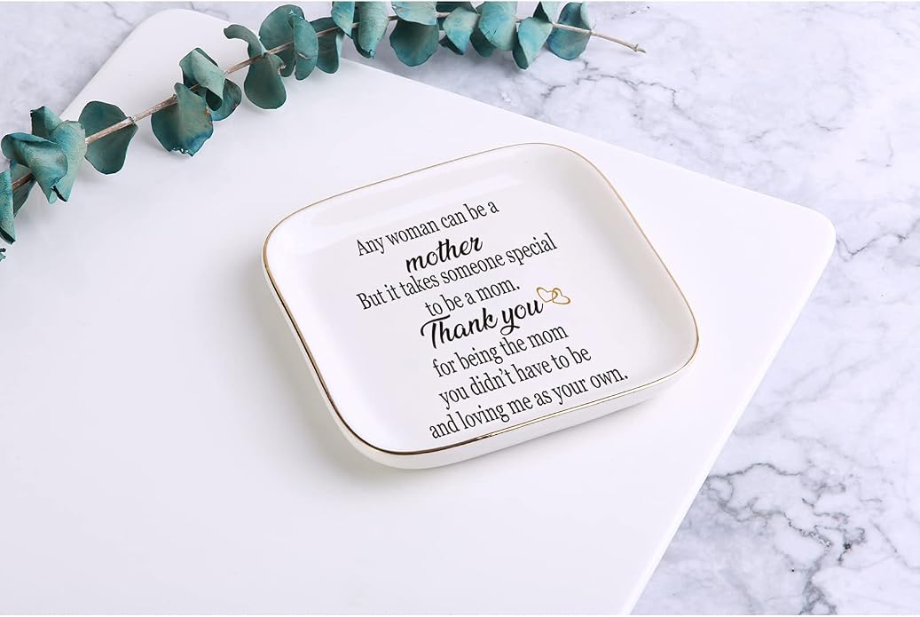 Ring Dish Jewelry Tray for Friend Mom Sister Maid of Honor,Birthday Mother's Day Christmas Gifts