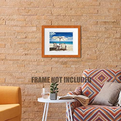 A&T ARTWORK Forever Love Personalized Photo Prints Gift Couple's Names and the Special Date Gift for Anniversary,Valentine's day,Wedding 14x11 inches & D-Mats UNFRAMED