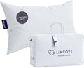 Lincove Euro Throw Pillow Insert Square 14"x22" Pillow – Made in Canada, 100% Cotton Shell, Down Alternative Filling, Vegan-Friendly, Hypoallergenic - Decorative Couch Pillows, 1 Pack