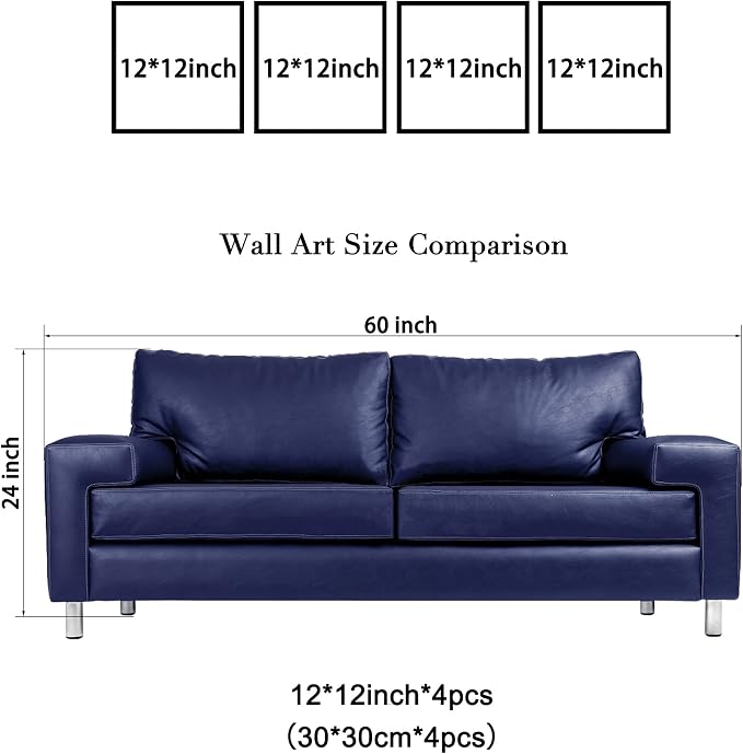 Wieco Art Red Wine Cups Modern Kitchen Wall Art Dinning Room Wall Decor 4 Panels Abstract Canvas Prints Artwork Contemporary Vintage Pictures Paintings on Canvas Wall Art for Kitchen Home