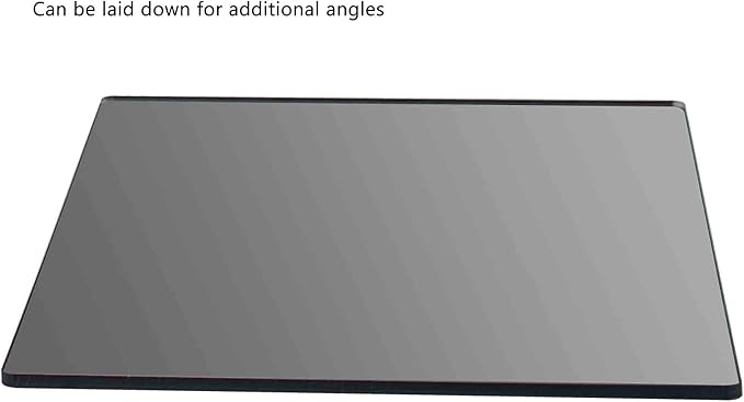 Marketing Holders 4 Pack Acrylic Mirror Sheet 5" x 7" Replacement DIY Frameless Plexiglass Tile Portable Lightweight Flat with Rounded Corners for Makeup Bags Purses and Traveling