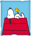 Silver Buffalo Peanuts Snoopy and Woodstock, Fleece Throw Blanket, 45x60in | Soft and Cozy, 180 GSM