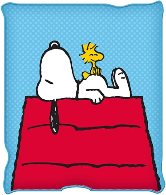Silver Buffalo Peanuts Snoopy and Woodstock, Fleece Throw Blanket, 45x60in | Soft and Cozy, 180 GSM