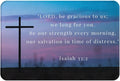 VIVACITE Prayer Mat Christian Prayer Rug for Prayer Room Décor Essentials | Thick Padded Half-Inch Foam with Knee Support, Faith Based Christian Gifts for Women Men, Bible Verse Isaiah 33:2, 24"X16"
