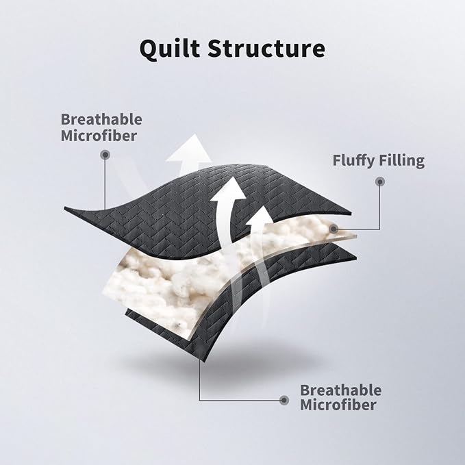 Maple&Stone Dark Grey Quilt Set Queen Size, Lightweight Bedspread | Breathable Coverlet with Chevron Pattern, All-Season Dorm Bed Cover Set Bedding Decor 3 Piece