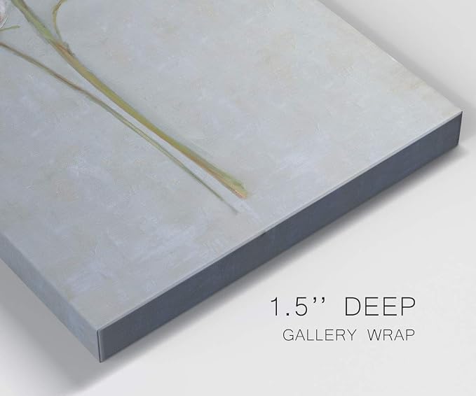 Renditions Gallery Canvas Nature Wall Art Modern Paintings Decorations Magical Pink Peony Romantic Canvas Artwork Wall Hanging Glam Prints for Bedroom Office Kitchen - 12"x24" LT43