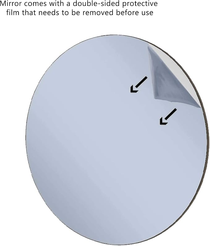 Marketing Holders 13" Acrylic Mirror Round Circles Flat for DIY Crafts 1/8" Thick Wall Safer Than Glass Light Weight Plastic Center Piece Wedding Events