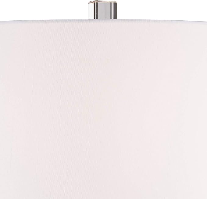 Iris 28" Tall Table Lamps Set of 2 Blue White Porcelain Jar Traditional