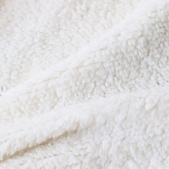 BlessLiving Fuzzy Dogs Blanket for Kids Adults Cute Puppy Fleece Blanket Reversible Animal Pattern Sherpa Throw (Cairn Terrier,Twin, 60 x 80 Inches)