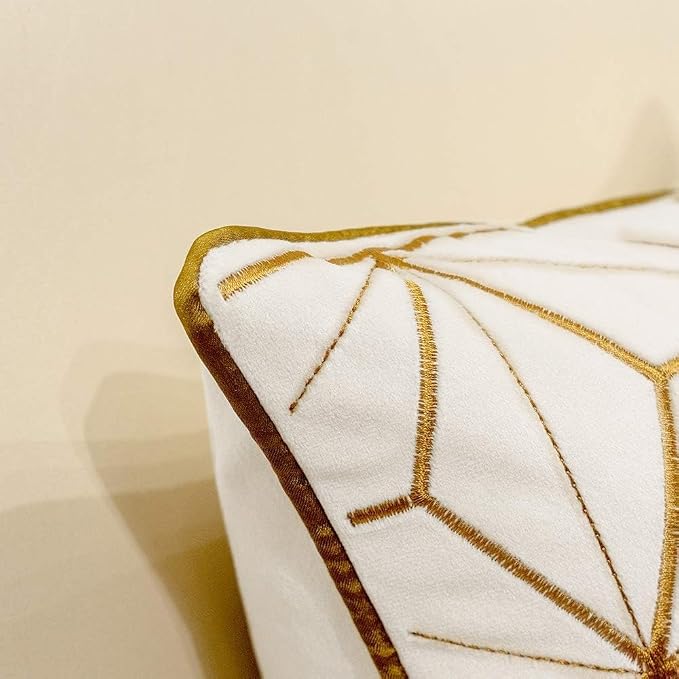 Avigers Throw Pillow Cover 18 x 18 Inch, White Gold, Velvet, Hidden Zipper