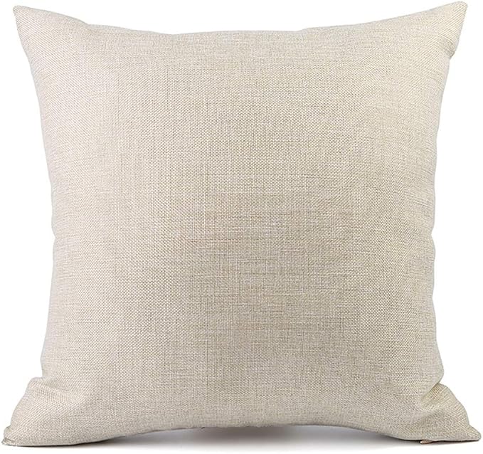 Cute Pet Chihuahua Dogs Pattern Linen Throw Pillow Covers Cushion Cover Pillowcases Home Decor 18 x 18 Inches