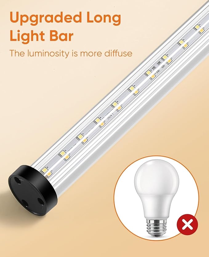 Modern Tall Floor Lamp with Remote for Bedroom Living Dimmable LED