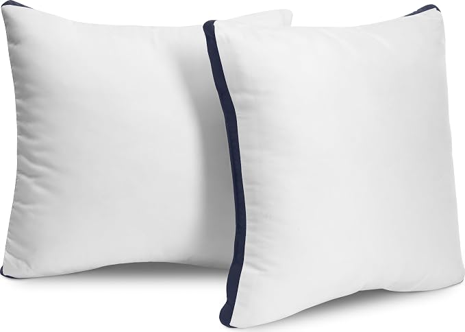 Utopia Bedding Throw Pillow Insert 12 x 12 Inches (White), Set of 2 Gusseted Decorative Bed and Couch Pillows, Cushion Sham Stuffer for Sofa