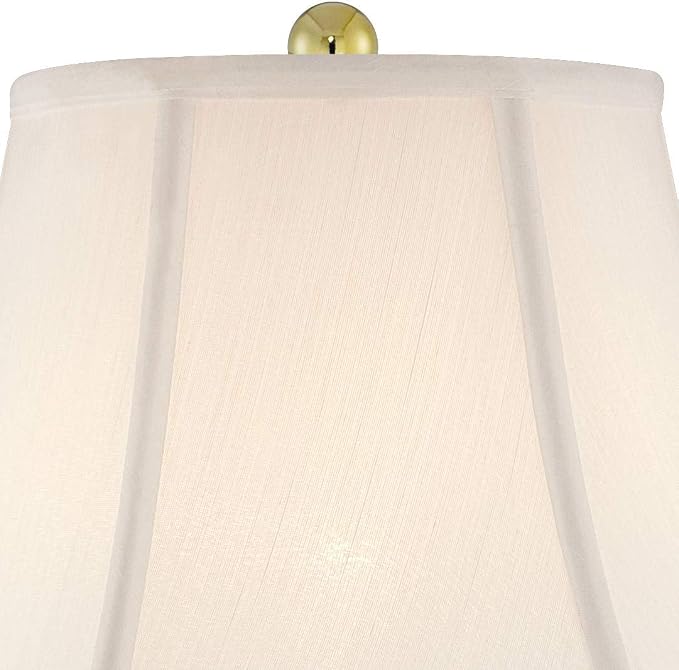 Jeannie 26 1/2" Tall Table Lamps Set of 2 Gold Brass Cut Clear Glass Urn