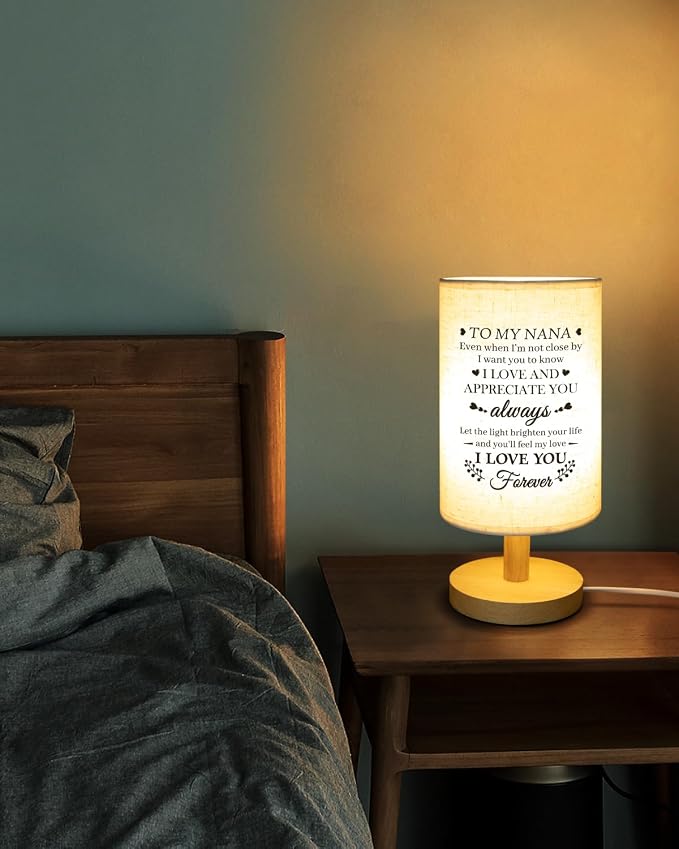 Gifts for Nana from Grandkids, Nana Birthday Gifts Table Lamp