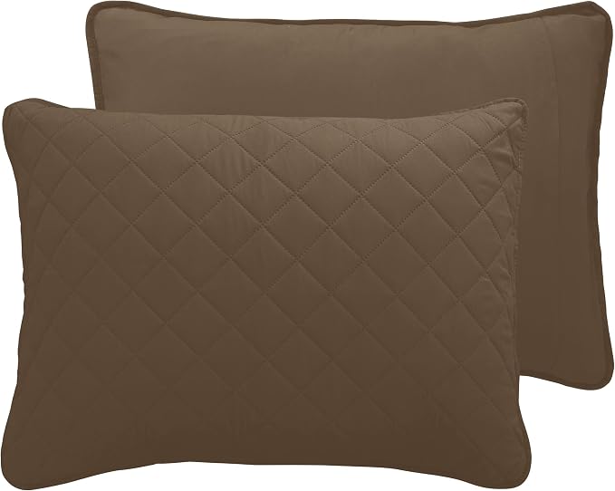 Easy-Going Reversible Quilt Set King, Bedspread with 2 Shams, Camel/Ivory | Machine Washable Lightweight Bed Comforter, 1 Quilt + 2 Pillow Shams, All Season Bed Coverlets for Bedroom