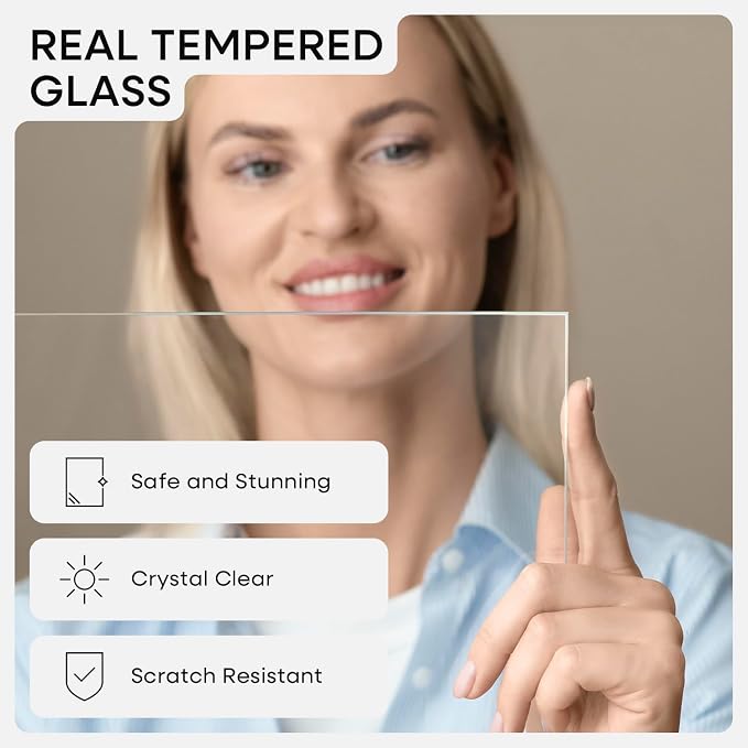 Homeforia 13x19 Natural Oak Picture Frame, High-End Wood, 11x17 Mat, Glass