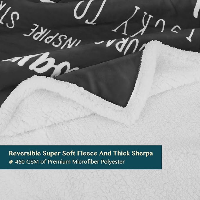 PAVILIA Best Friend Blanket - Friendship Gifts for Women, Soul Sister & Long Distance Bestie Gift, Soft Cozy Sherpa Throw with Sentimental Quotes, BFF Birthday Gift Idea, Gray