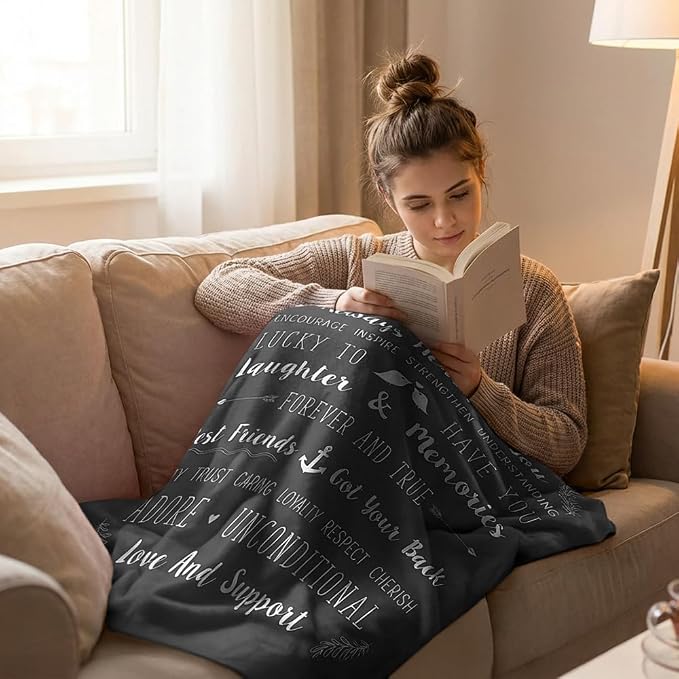 PAVILIA Best Friend Blanket - Friendship Gifts for Women, Soul Sister & Long Distance Bestie Gift, Soft Cozy Fleece Throw with Sentimental Quotes, BFF Birthday Gift Idea, Gray