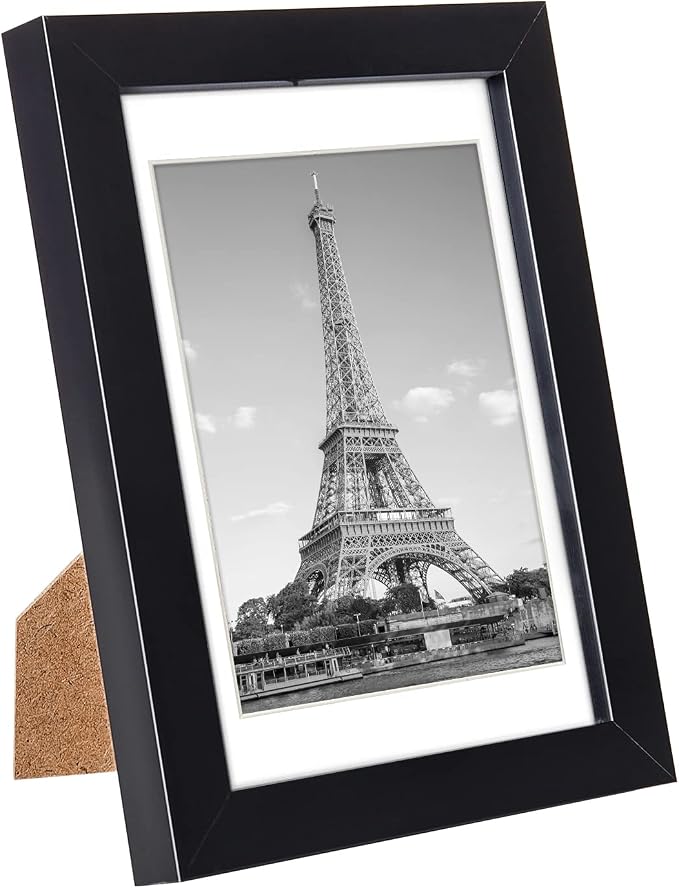 upsimples 4x6 Picture Frame, Photo Collage Wall Decor Set of 10, Black