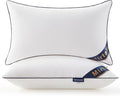 Mirtala 12"x20" Pillow Inserts Set of 2 with 100% Cotton Cover Decorative Square Throw 20" Pillows Living Room, Sofa, Couch, and Bed-White (2, 12 x 20 Inch)