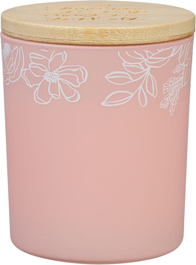 Christian Art Gifts Soy Wax Scented Candle: Be Still & Know Bible Verse