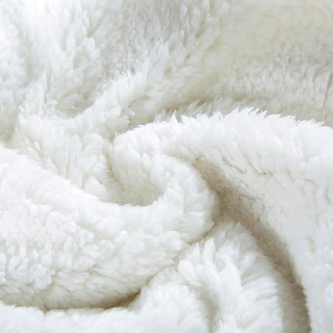 MERRYLIFE Sherpa Throw Blanket Ultra-Plush Comfort | Decorative, Soft, Colorful | Home, Couch, Outdoor, Travel Use (Greenland, 60" 70")