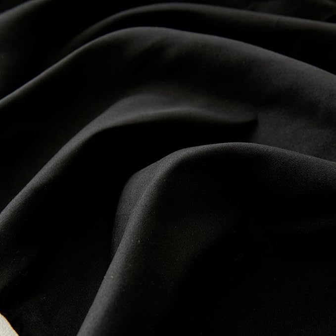 Bed Skirt Queen Size Ruffled Bed Skirt, 14'' Queen Dust Ruffle Bed Skirts | With Split Corners, Dust Ruffle with Platform, Microfiber, Breathable, Soft, Easy Fit, Black
