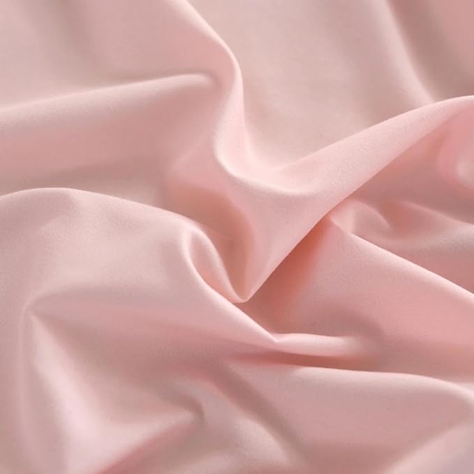 Bed Skirt Twin Size Ruffled Bed Skirt, 14'' Twin Dust Ruffle Bed Skirts | With Split Corners, Dust Ruffle with Platform, Microfiber, Breathable, Soft, Easy Fit, Light Pink
