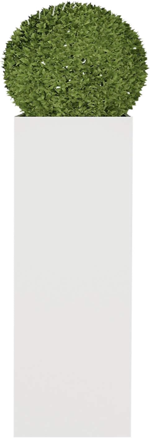 WGV Ceramic Block Vase Bulk, 5" W x 14" H, (Multiple Size/Color Choices) Matte Tall Square Flower Planter Pot, Accents Home Office Tabletop Decor, Ideal Gifts White 6 Pieces (CSB0514WT)